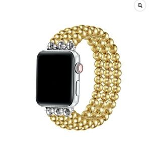 Posh Gold Beaded Apple Watch Band